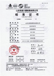检测仪器报告证书：电火花检测仪jg-802