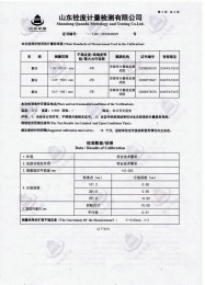 检测仪器报告证书：通用卡尺检定报告
